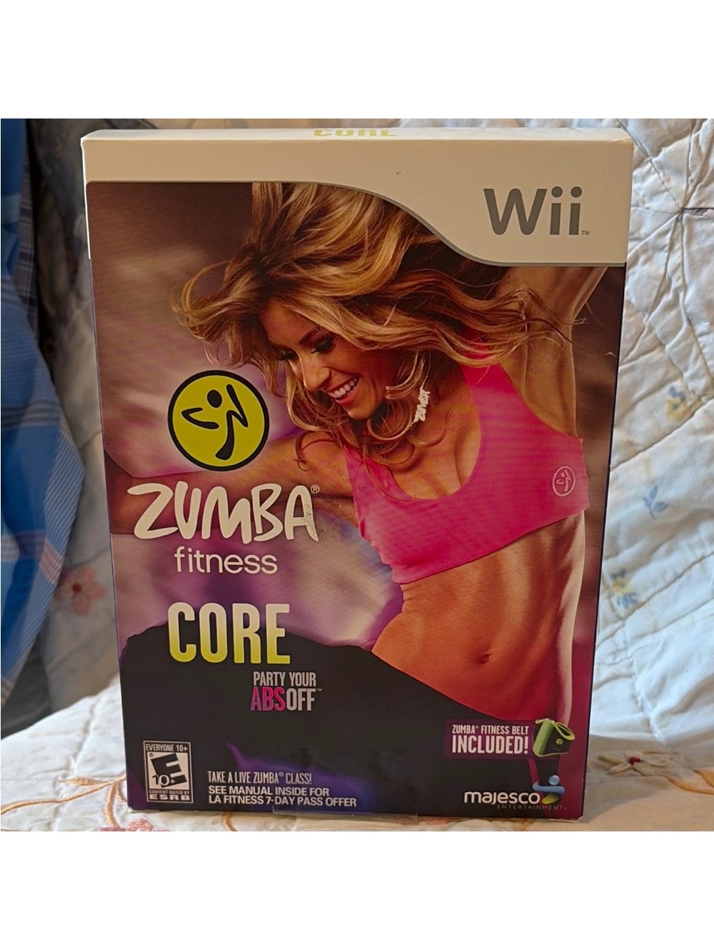 Zumba Fitness Core Wii Game Box Set CIB Includes Workout Belt Majesco